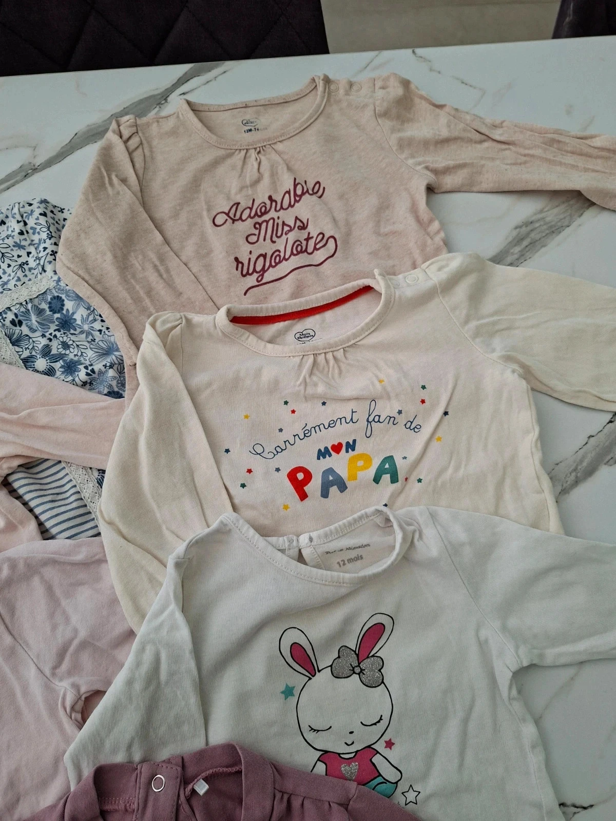 Set met T-shirts 12 maanden - meerdere merken – photo 3